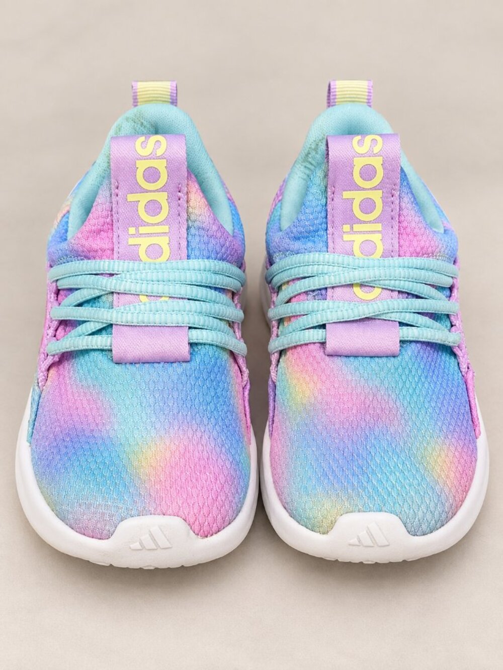 Adidas Cloudfoam Girls Pastel Tie-Dye Slip-On Sneakers – Size 6k